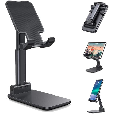 Suporte de Mesa Ajustável para Celulares e Tablets