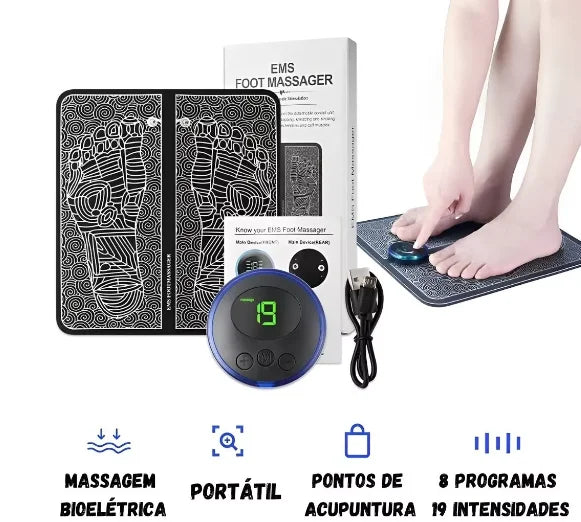 Massageador para os Pés - Alivio Imediato das Dores e Inchaços