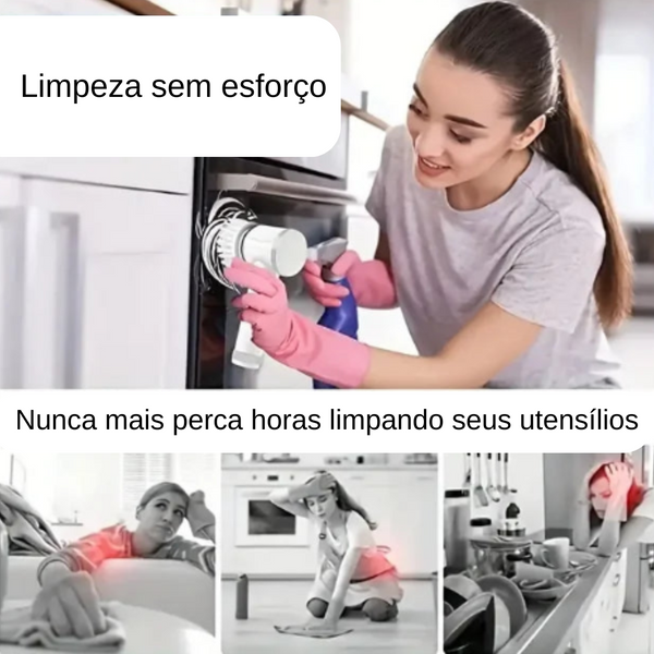 Escova de limpeza Elétrica Portátil 3 em 1 - CleanPro